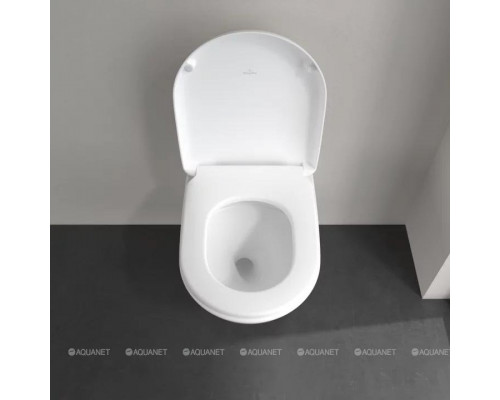 Унитаз подвесной Villeroy & Boch Antao 370x560 мм CeramicPlus Альпийский белый 4674T0R1
