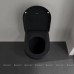 Унитаз подвесной Villeroy & Boch Antao 370x560 мм CeramicPlus цвет Pure Black 4674T0R7