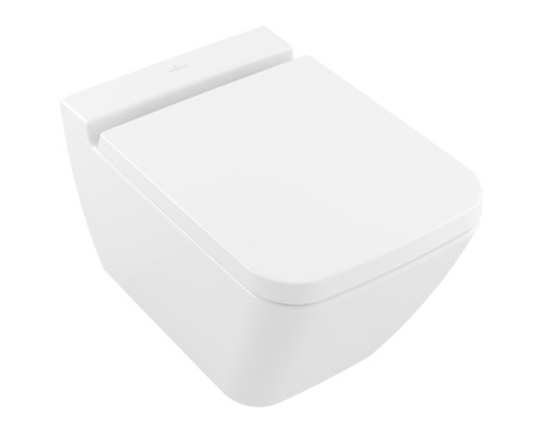 Унитаз подвесной Villeroy & Boch Finion 37.5x56x35 см CeramicPlus альпийский белый 4664R0R1