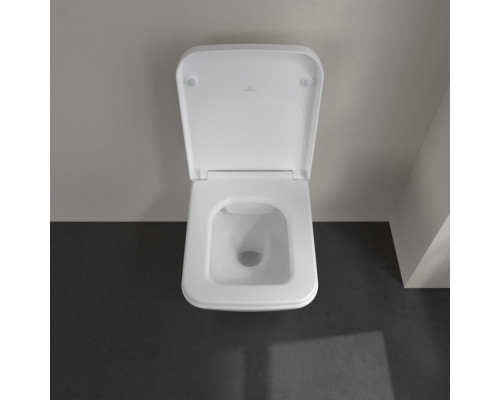 Унитаз подвесной Villeroy & Boch Finion 37.5x56x35 см CeramicPlus альпийский белый 4664R0R1