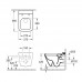Унитаз подвесной Villeroy & Boch Finion 37.5x56x35 см CeramicPlus альпийский белый 4664R0R1