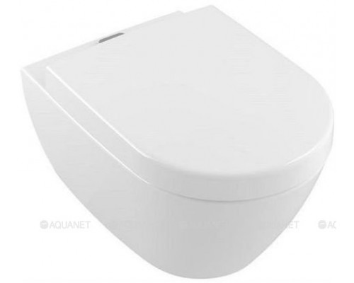 Унитаз подвесной Villeroy & Boch Subway 2.0 370x560 мм ViFresh CeramicPlus без сиденья 5614A1R1