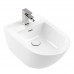 Биде подвесное Villeroy & Boch Subway 3.0 37.5х56 см, 1 отверстие, CeramicPlus, альпийский белый 447000R1