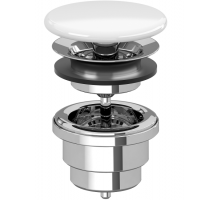 Донный клапан Villeroy & Boch для раковин Stone White 680800RW