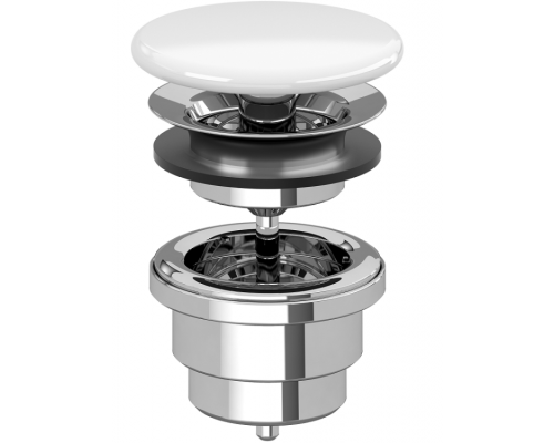 Донный клапан Villeroy & Boch для раковин Stone White 680800RW