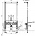 Инсталляция для биде Villeroy & Boch ViConnect 525x1120x100 мм 92214800