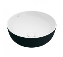 Раковина накладная Villeroy & Boch Artis 430x430 мм Coal Black 417943BCT8