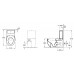 Унитаз-компакт Villeroy & Boch Aveo New Generation 410x720 мм ярко-белый 661410R2