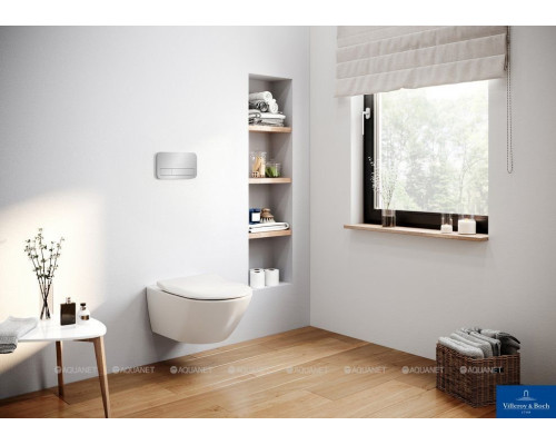Унитаз подвесной Villeroy & Boch Subway 2.0 370x560 мм CeramicPlus без сиденья 5614R0R1