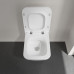 Унитаз подвесной Villeroy & Boch Venticello безободковый с сиденьем SlimSeat Line микролифт CeramicPlus 4611RLR1