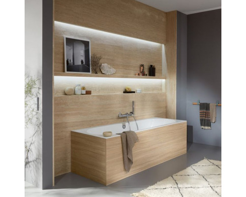 Ванна встраиваемая Villeroy & Boch Subway 3.0 180х80 см Quaryl с ножками и сливом-переливом UBQ180OBR2DV-01