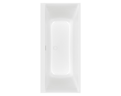 Ванна встраиваемая Villeroy & Boch Subway 3.0 180х80 см Quaryl с ножками и сливом-переливом UBQ180SBW2DV-01