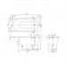 Ванна встраиваемая прямоугольная Villeroy & Boch Oberon 160x75x45 см белый UBQ160OBE2V-01