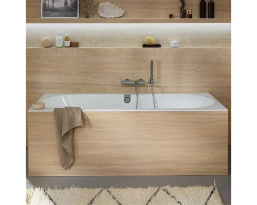 Ванна встраиваемая прямоугольная Villeroy & Boch Oberon 2.0 170x75 см со сливом-переливом белый UBQ170OBR2DV-01
