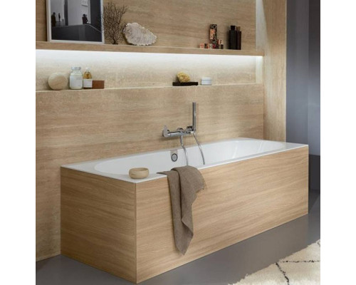 Ванна встраиваемая прямоугольная Villeroy & Boch Oberon 2.0 170x75 см со сливом-переливом белый UBQ170OBR2DV-01