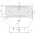 Ванна встраиваемая прямоугольная Villeroy & Boch Oberon 2.0 170x75 см со сливом-переливом белый UBQ170OBR2DV-01