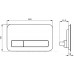 Клавиша смыва Villeroy & Boch ViConnect Glass Glossy Grey стекло 922400RA
