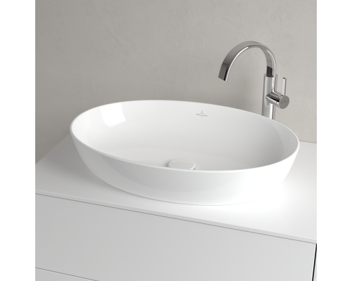 Раковина овальная Villeroy & Boch Artis 610x410x130 мм CeramicPlus Альпийский белый 419861R1
