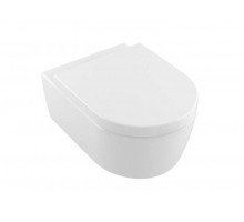Унитаз подвесной Villeroy & Boch Avento 370x530 мм альпийский белый 5656HR01