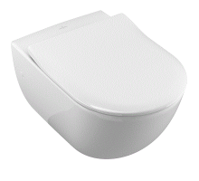 Унитаз подвесной Villeroy & Boch Subway 375x565 мм CeramicPlus альпийский белый 660010R1