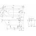 Ванна квариловая Villeroy & Boch Oberon Solo 170x70 см с ножками белая UBQ177OBE2V-01