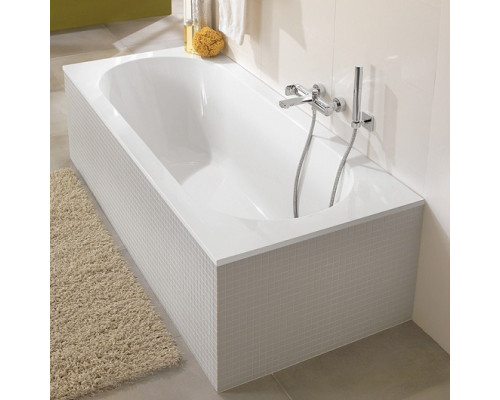 Ванна квариловая Villeroy & Boch Oberon Solo 180x80 см с ножками белая UBQ180OBE2V-01