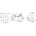 Комплект биде подвесное Villeroy & Boch Avento 54050001 со смесителем Paffoni Light LIG131CR хром
