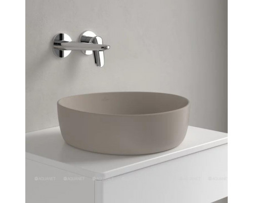 Раковина накладная Villeroy & Boch Antao 400x395x145 мм цвет Almond 4A7240AM