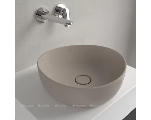 Раковина накладная Villeroy & Boch Antao 400x395x145 мм цвет Almond 4A7240AM