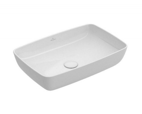 Раковина накладная Villeroy & Boch Artis 580х380х125 мм CeramicPlus альпийский белый 417258R1