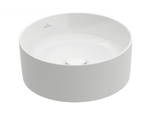 Раковина накладная Villeroy & Boch Collaro 400х400х145 мм CeramicPlus альпийский белый 4A1840R1