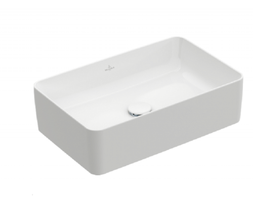 Раковина накладная Villeroy & Boch Collaro 560х360х145 мм альпийский белый 4A205601