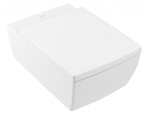 Унитаз подвесной Villeroy & Boch Memento 2.0 375x560 мм CeramicPlus альпийский белый 4633R0R1