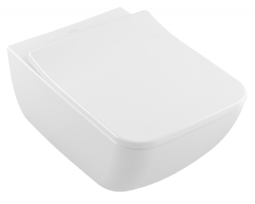 Унитаз подвесной Villeroy & Boch Venticello 375x560 мм CeramicPlus Stone White 4611R0RW