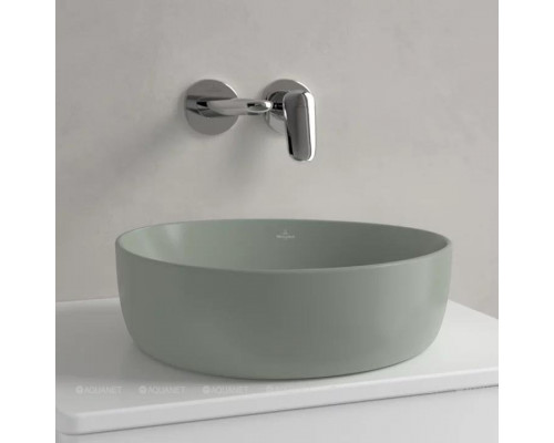 Раковина накладная Villeroy & Boch Antao 400x395x145 мм Morning Green 4A7240R8