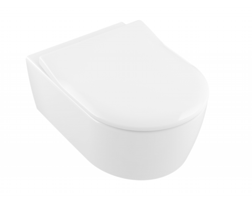 Унитаз подвесной Villeroy & Boch Avento 370x530 мм альпийский белый 5656RS01