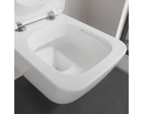 Унитаз подвесной Villeroy & Boch Venticello безободковый с сиденьем SlimSeat микролифт 4611RS01