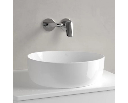 Раковина накладная Villeroy & Boch Antao 400x395x145 мм цвет Альпийский белый 4A7240R1
