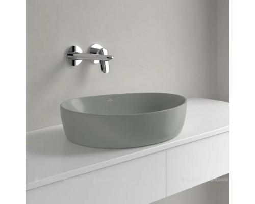 Раковина накладная Villeroy & Boch Antao 510x400x146 мм Morning Green 4A7351R8