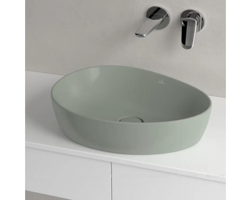 Раковина накладная Villeroy & Boch Antao 510x400x146 мм Morning Green 4A7351R8