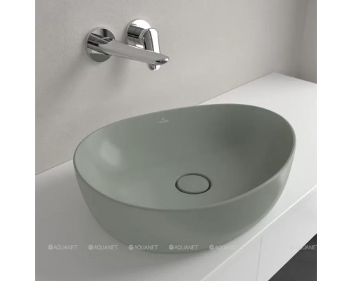 Раковина накладная Villeroy & Boch Antao 510x400x146 мм Morning Green 4A7351R8