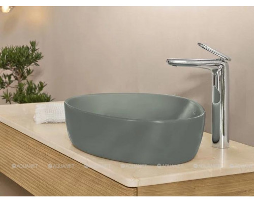 Раковина накладная Villeroy & Boch Antao 510x400x146 мм Morning Green 4A7351R8