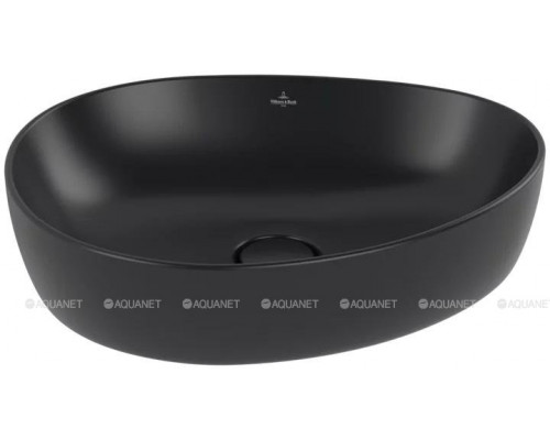 Раковина накладная Villeroy & Boch Antao 510x400x146 мм Pure Black 4A7351R7