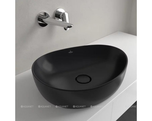 Раковина накладная Villeroy & Boch Antao 510x400x146 мм Pure Black 4A7351R7