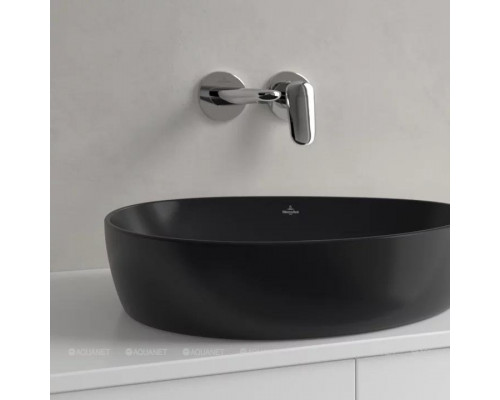 Раковина накладная Villeroy & Boch Antao 510x400x146 мм Pure Black 4A7351R7