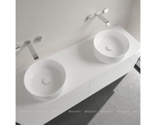 Раковина накладная Villeroy & Boch Collaro 400x400 мм круглая 4A184001
