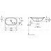 Раковина под столешницу Villeroy & Boch O.novo 580x370x200 мм CeramicPlus 416250R1