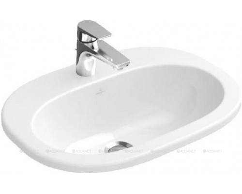 Раковина встраиваемая Villeroy & Boch O.novo 560x405x200 мм 41615601