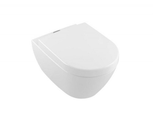 Унитаз подвесной Villeroy & Boch Subway 2.0 370x560 мм ViFresh CeramicPlus альпийский белый 5614A1R1