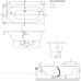 Ванна квариловая Villeroy & Boch Oberon 190x90 см с ножками UBQ199OBE2V-01